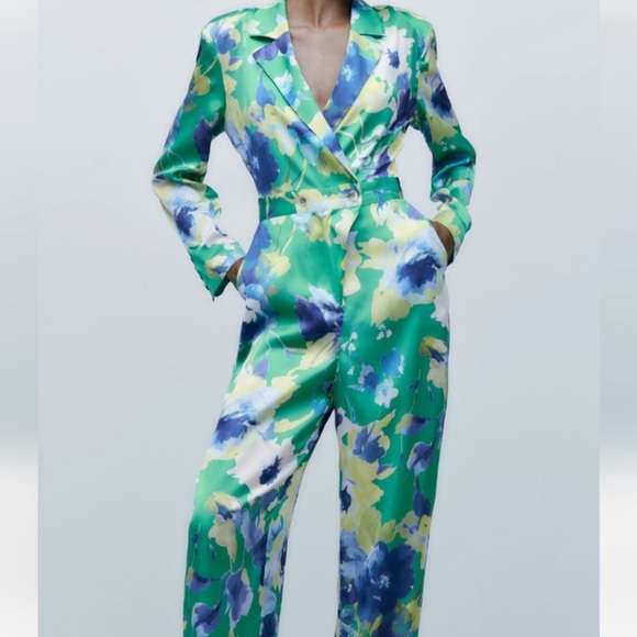 ZARA FLORAL ROMPER - R2503 - Picture 5 of 13